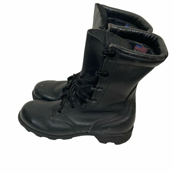 Altama Combat Boots sz 4 M 5.5 W Womens Black Round Toe Lace Up Comfort - Picture 2 of 12